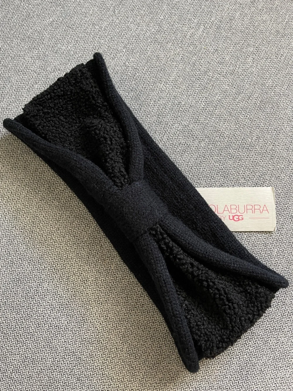 Koolaburra by Ugg Black Bow Headband NWT
